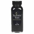 Twinkle Glitter Products TP0550 4 oz Toes Satin Hoof Polish - Black 1297-BK